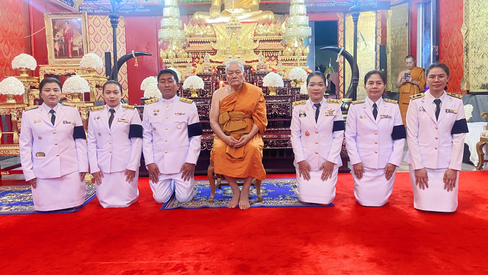 title - ส.ป.ก.ยโสธร เข้าร่วมพิธีบำเพ็ญกุศล ทักษิณานุประทาน อุทิศถวายพระราชกุศล แด่สมเด็จพระนางเจ้าสิริกิติ์ พระบรมราชินีนาถ  พระบรมราชชนนีพันปีหลวง เมื่อเสด็จสวรรคต ครบสัตตมวาร (ครบ 7 วัน)